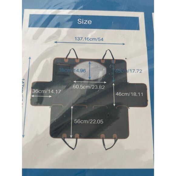 Luxury Black Car Seat Cover For Pets Waterproof & Nonslip - Picture 6 of 7